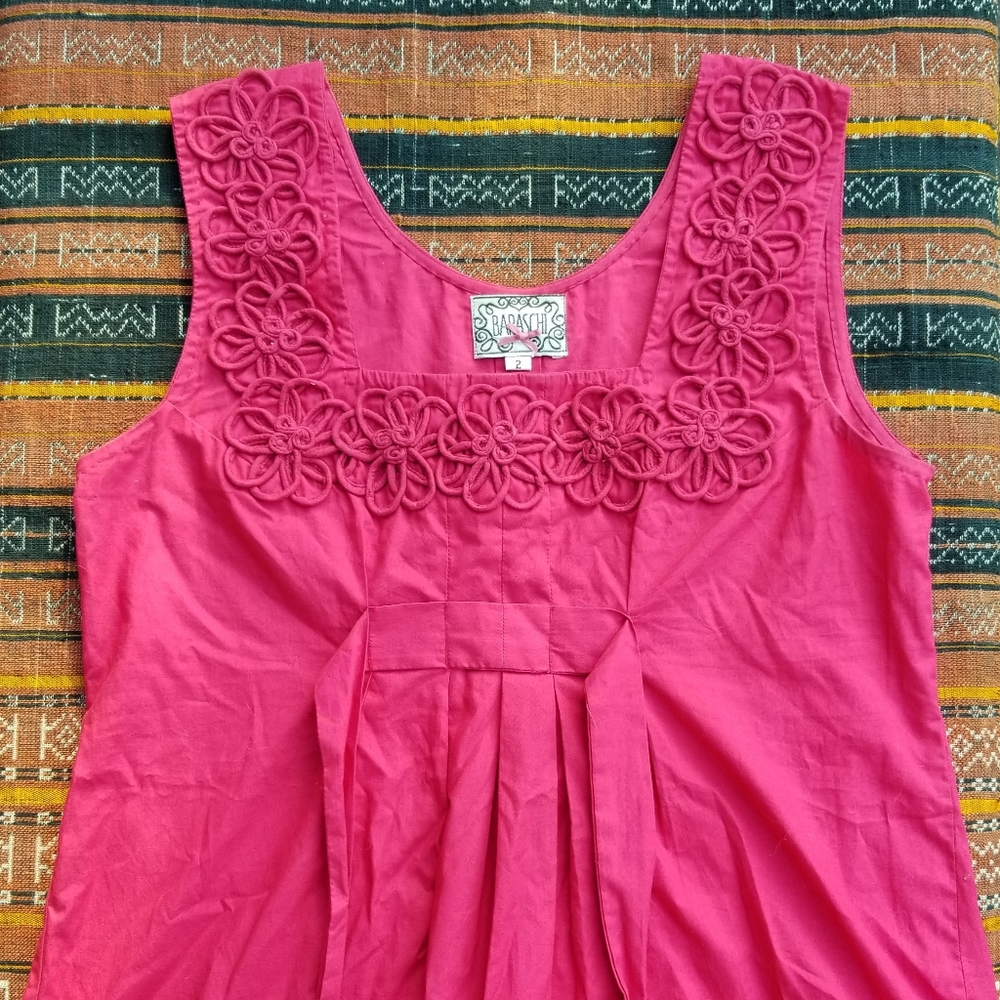 Anthropologie | Yoana Baraschi Sleeveless Floral Blouse (Size 2)